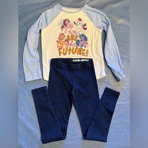 Girls Long Sleeve & Leggings Outfit, Size 6x